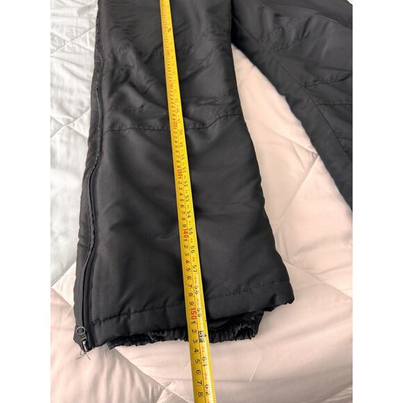 Arctic Quest Men’s Insulated Water Resistant Ski Snow Bib Pants Black Medium - Picture 2 of 16